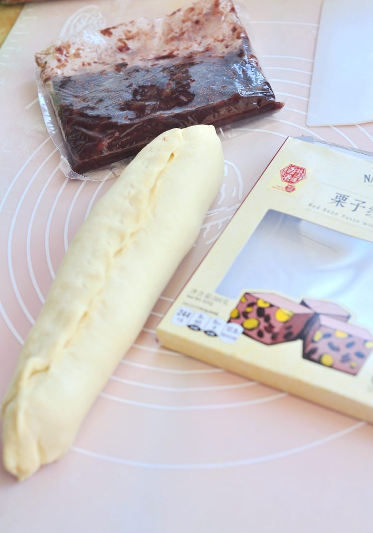 栗子红豆土司步骤7