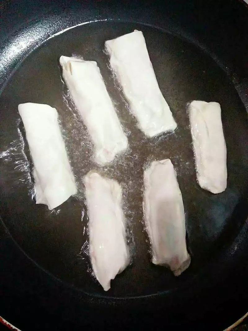 炸春卷步骤10