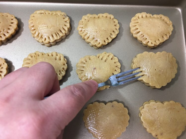 爱心型凤梨馅夹心挞饼步骤9