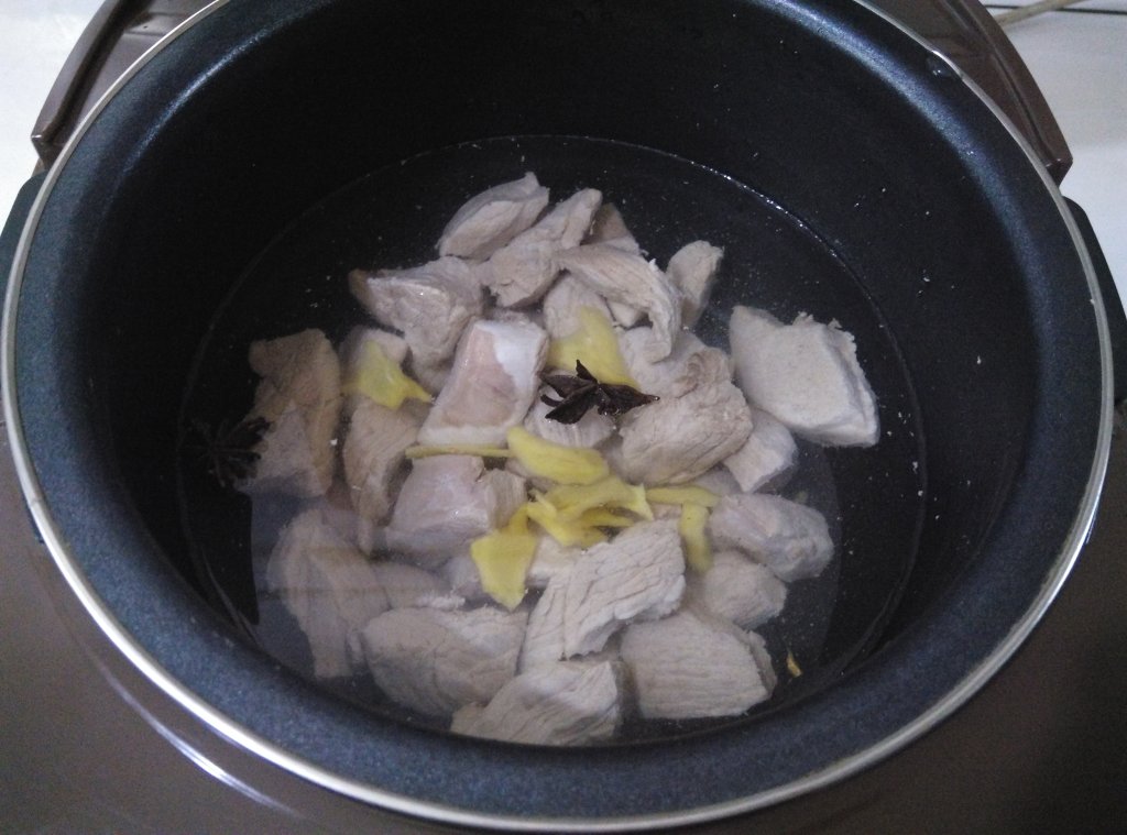 猪肉蓉步骤4