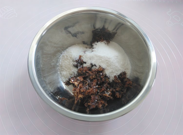 玫瑰酱香饼步骤1
