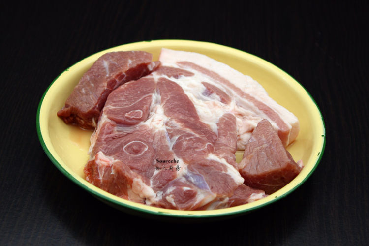 香辣猪肉脯步骤1