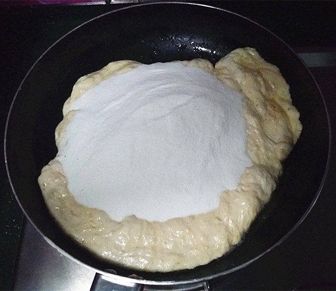 椰粉蔓越莓牛轧糖步骤7