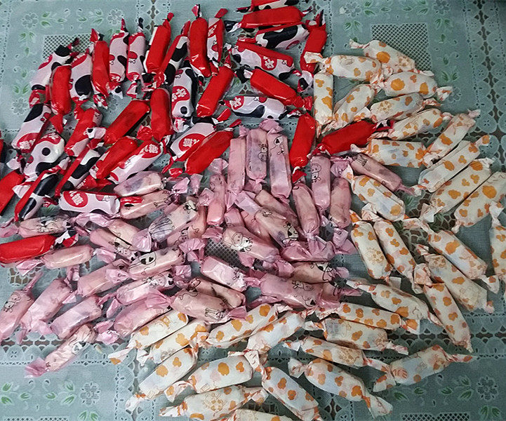 椰粉蔓越莓牛轧糖步骤12