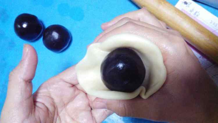 蛋黄酥（12个量）步骤9