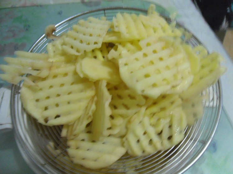 烧烤味网格薯片步骤4