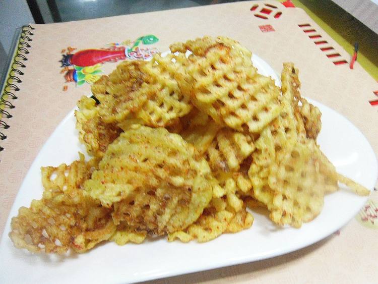 烧烤味网格薯片步骤11