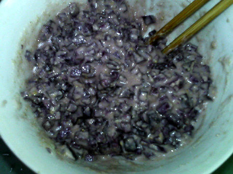芝麻紫薯糕步骤11