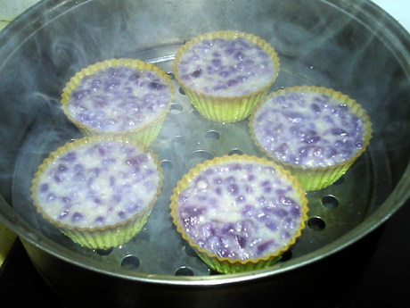 芝麻紫薯糕步骤13