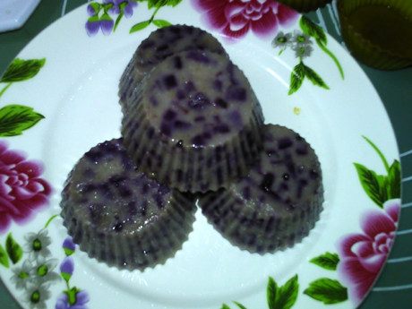 芝麻紫薯糕步骤15
