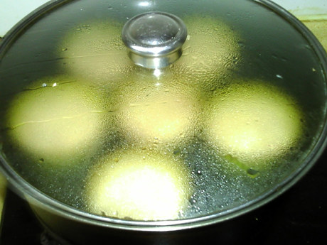 枸杞芝麻菱角糕步骤15