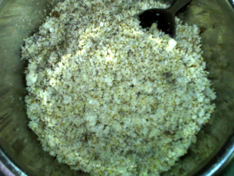软糯芝麻菱角糕步骤6