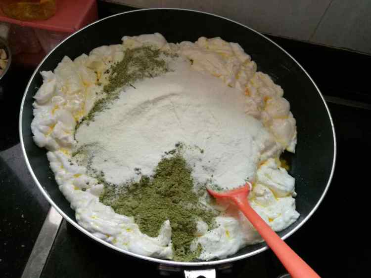 抹茶牛轧糖步骤7
