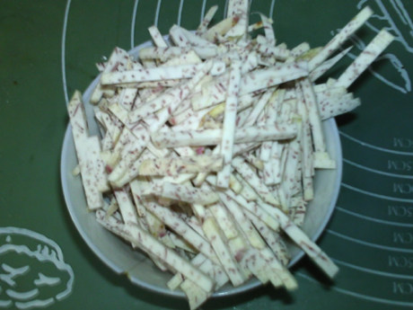 葱香芋头糕步骤7