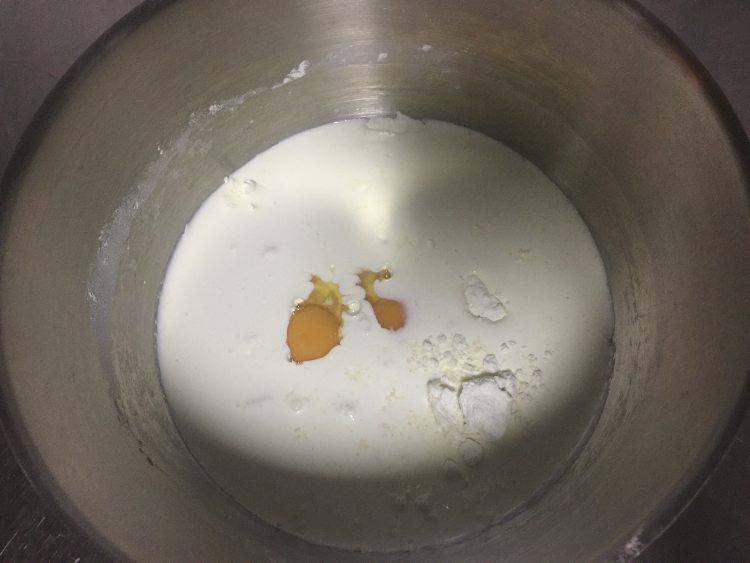 淡奶油华夫饼（发酵版步骤1
