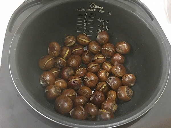 糖水烤栗子步骤7