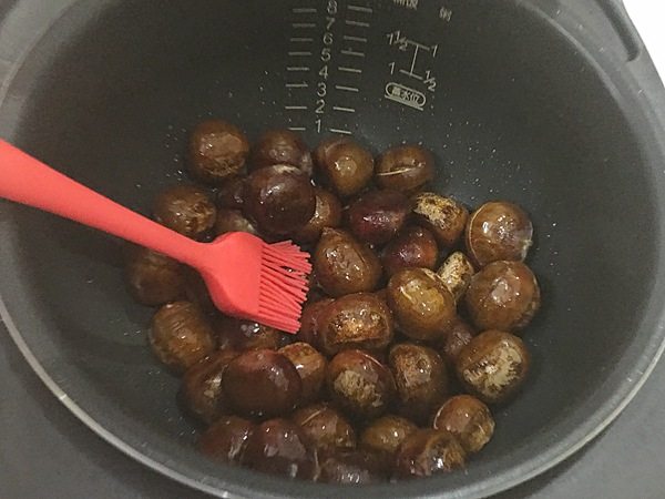 糖水烤栗子步骤3