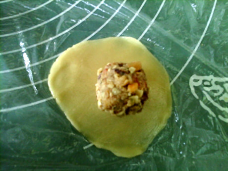 广式火腿月饼步骤13