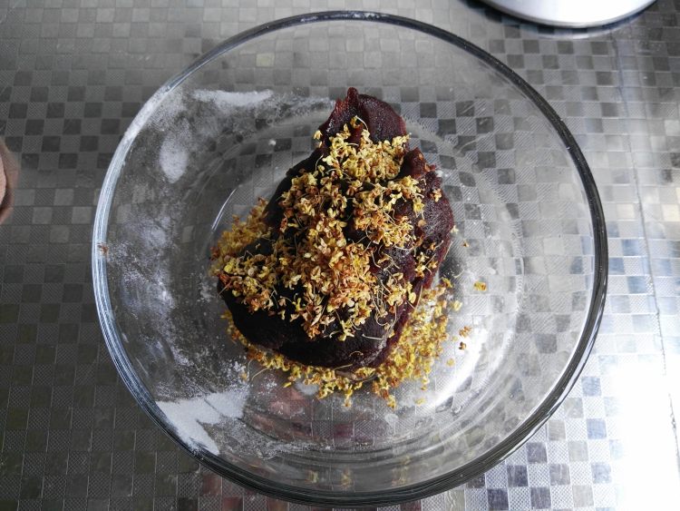 桂花豆沙月饼步骤6