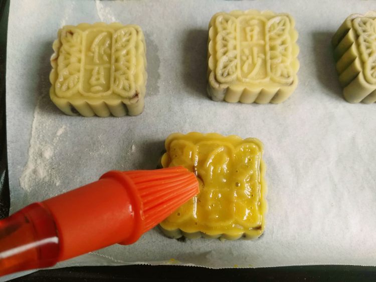 桂花豆沙月饼步骤17