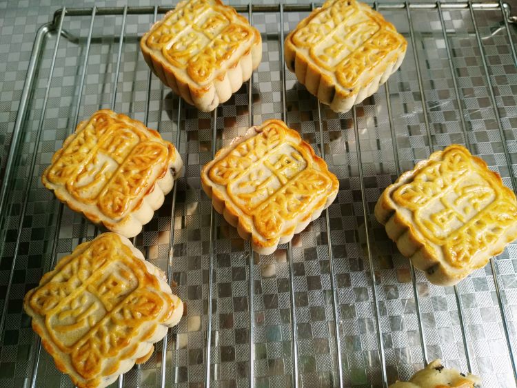 桂花豆沙月饼步骤19