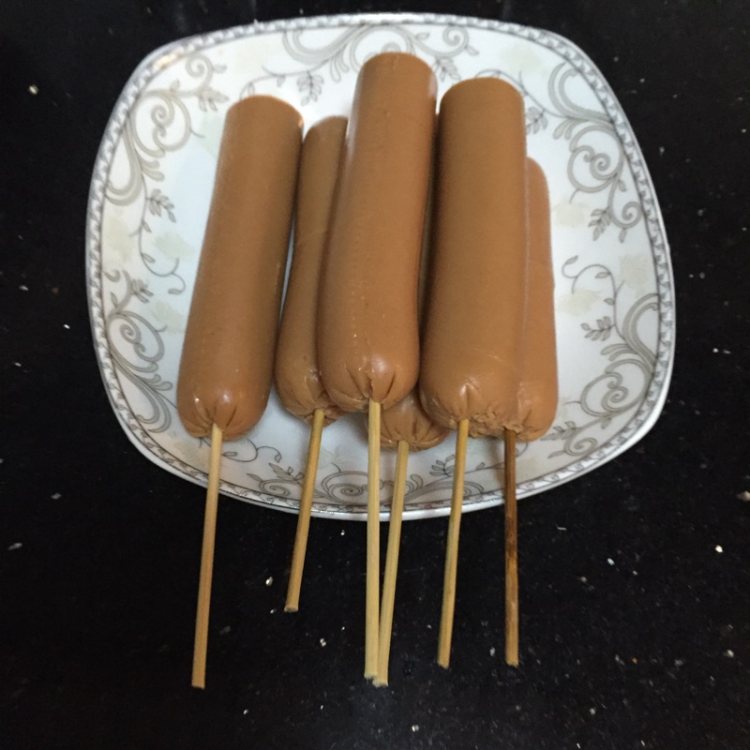 玉米热狗步骤1