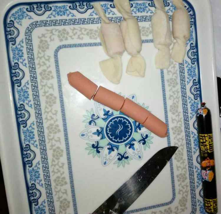 香肠味糖果步骤2