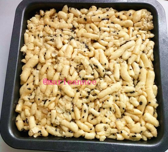 黑芝麻沙琪玛步骤19