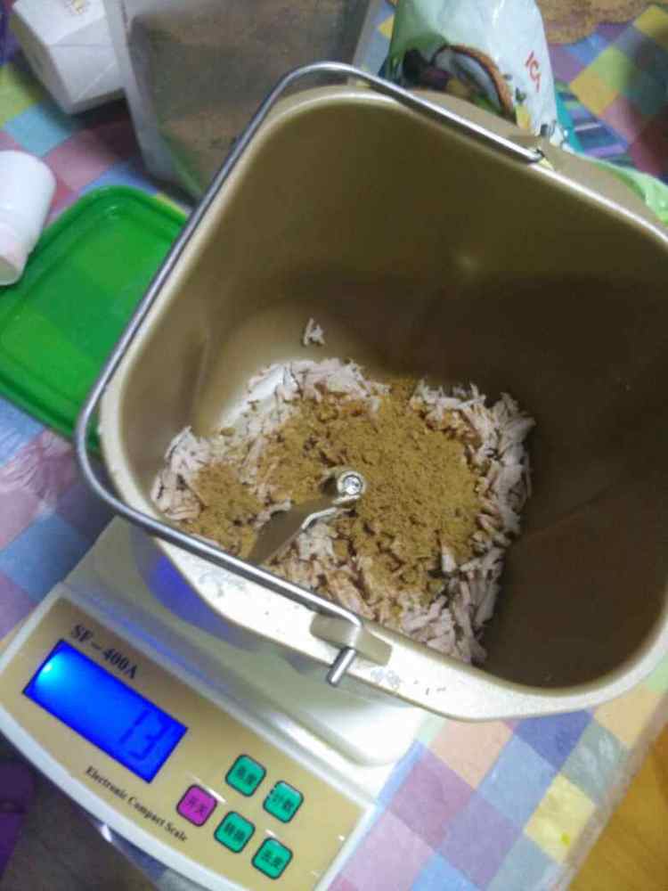 面包机肉松步骤7