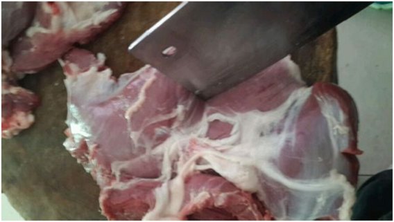 羊肉串的烧烤店切法和步骤13