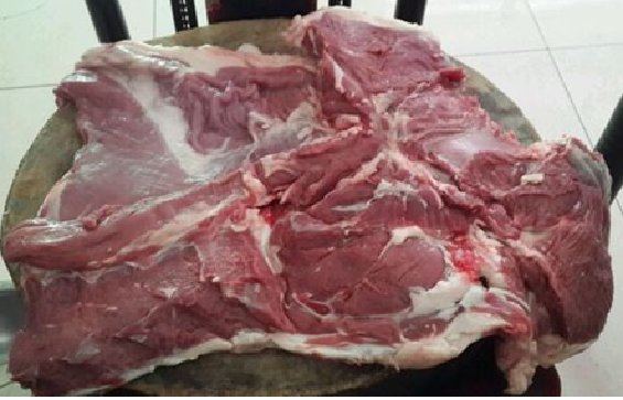 羊肉串的烧烤店切法和步骤2