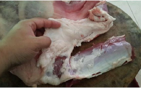 羊肉串的烧烤店切法和步骤4