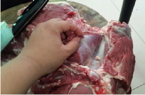 羊肉串的烧烤店切法和步骤10