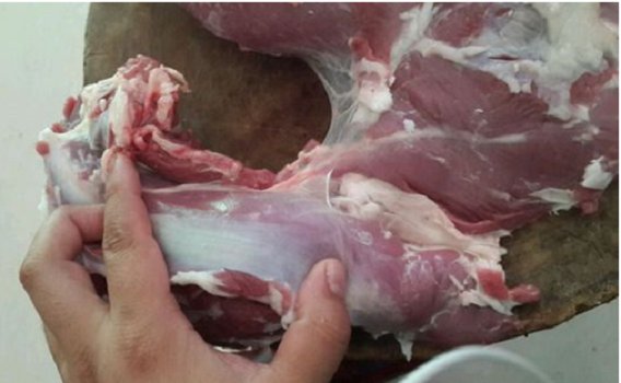 羊肉串的烧烤店切法和步骤8