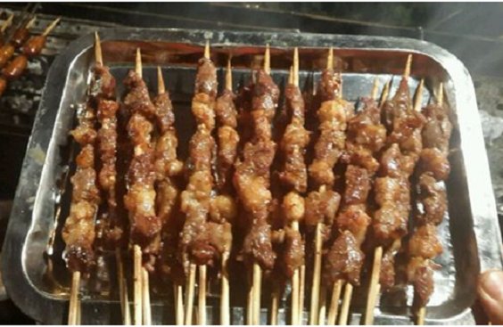 羊肉串的烧烤店切法和步骤34