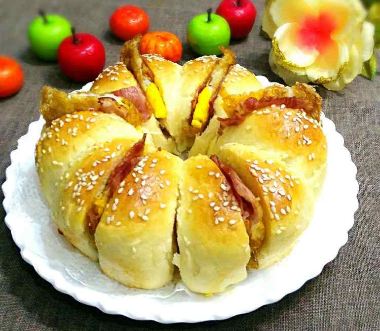迷你花环汉堡步骤11