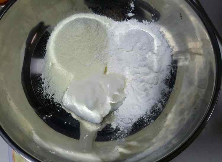 南瓜酸奶溶豆步骤2