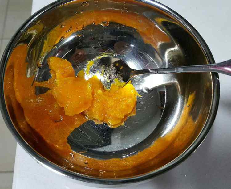 南瓜酸奶溶豆步骤1