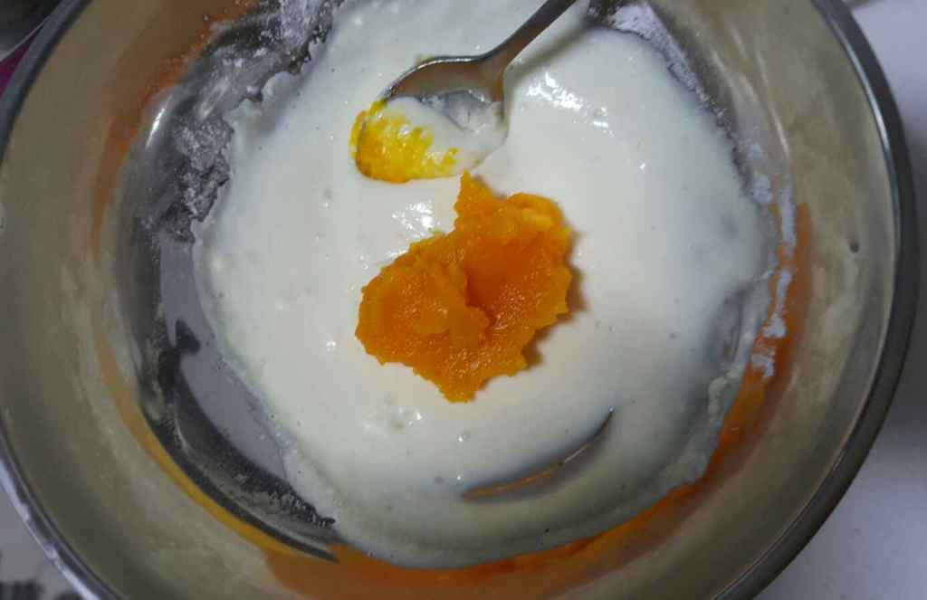 南瓜酸奶溶豆步骤3