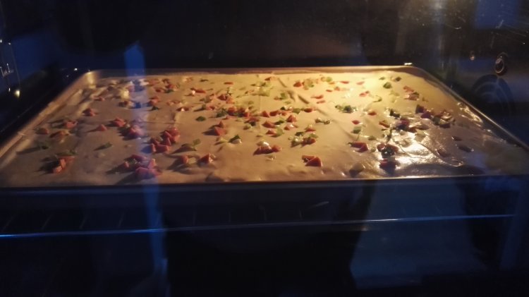 香葱火腿戚风步骤13