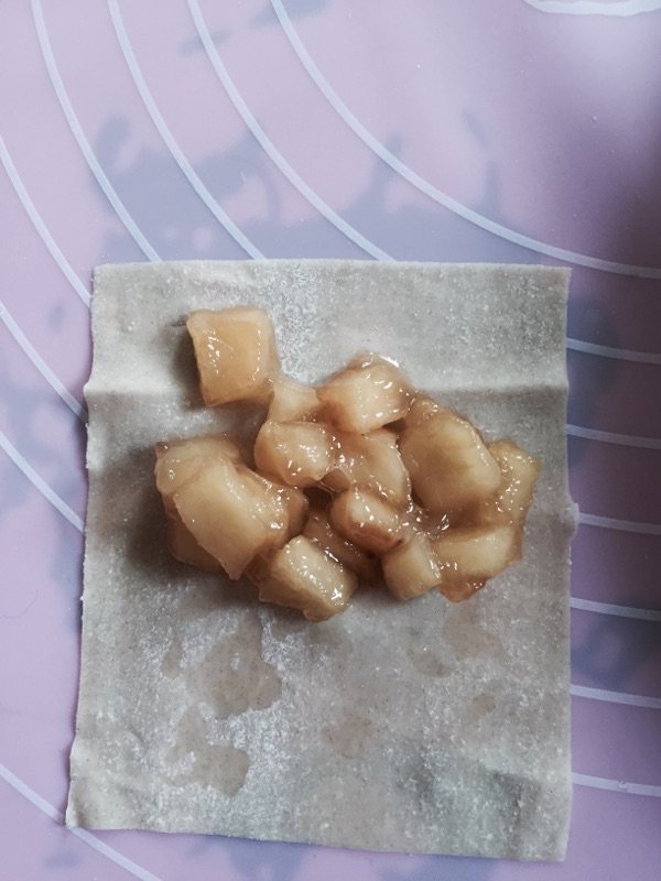 云吞皮苹果派步骤5