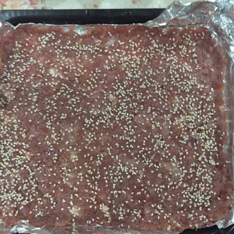 自制猪肉脯步骤11