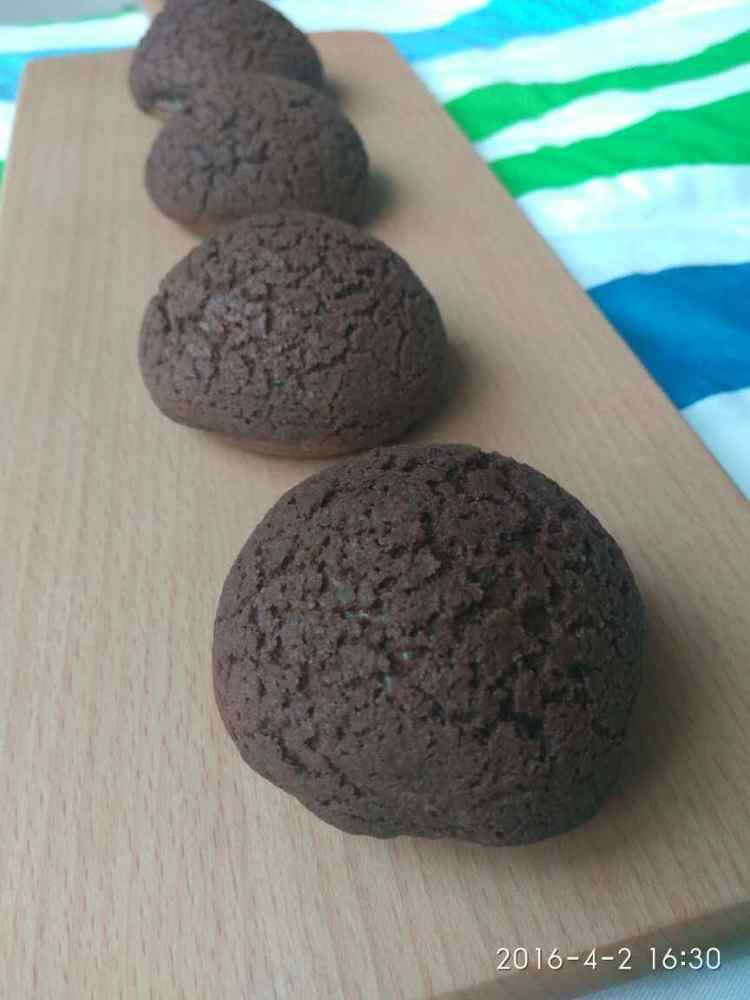 可可酥皮泡芙步骤17