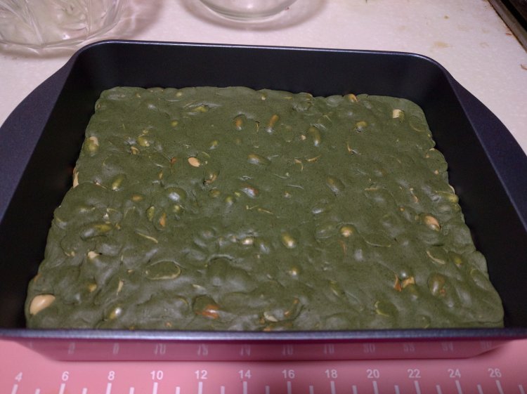棉花糖版抹茶花生牛轧步骤15