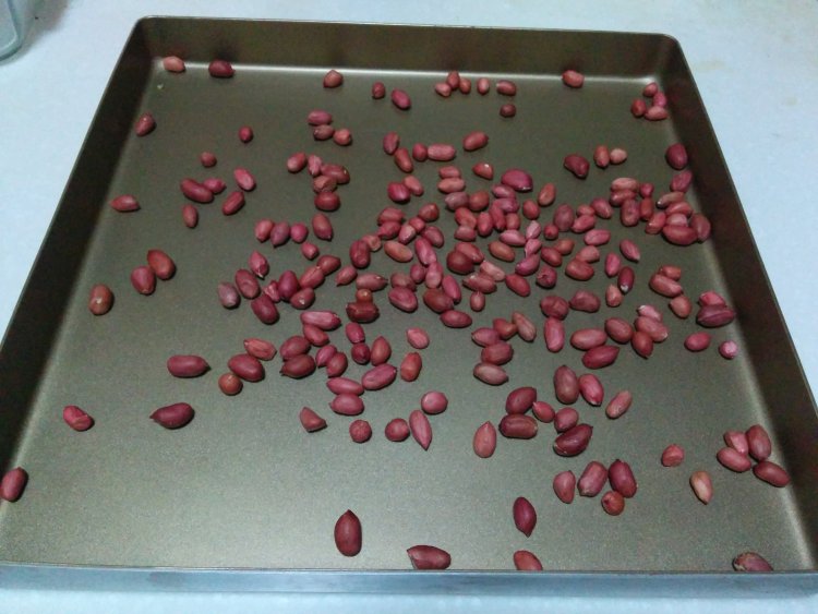 花生可可牛轧糖步骤1