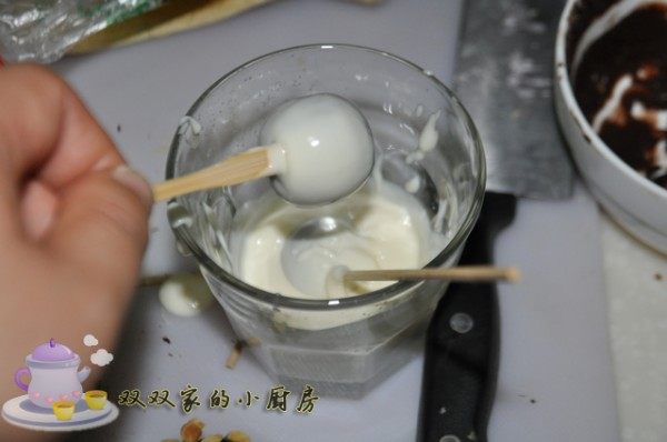 紫薯巧克力棒棒糖步骤7