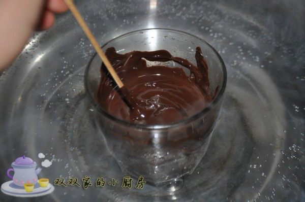 紫薯巧克力棒棒糖步骤6
