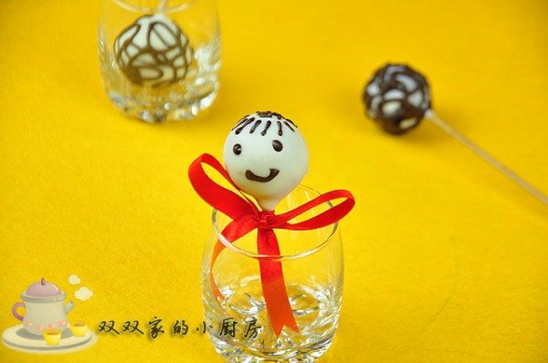 紫薯巧克力棒棒糖步骤9