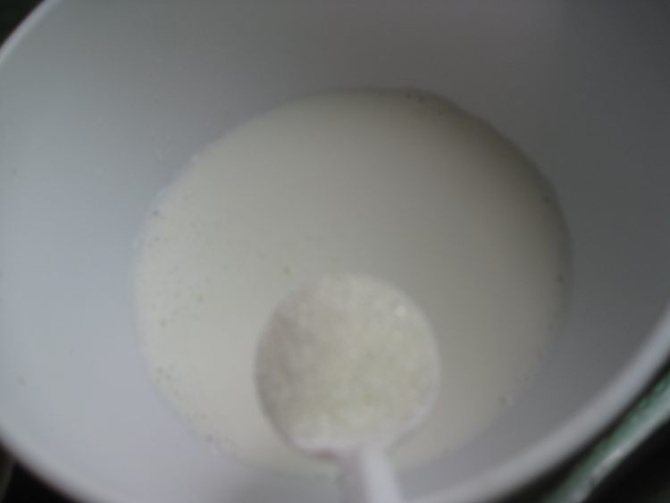 菠菜布丁步骤3