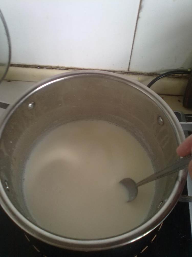 蓝莓牛奶布丁步骤4